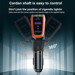 LinkMejor 12/24V Car Lighter Charger Universal Fast Charging 66W QC3.0 USB PD20W Type-C Power Supply Socket Adapter 4in1 with LCD Display for Driver RTV SUV MPV