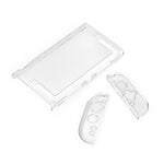 For Switch2 Split Crystal Case Anti-Scratch Shockproof PC Protective Shell Precision Fit Full Stand Access Clear Protective Cover Gaming Accessories JYS JYS-NS2273