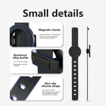 LinkMejor Mini Bicycle Mount Strong Magnetic Holder With Adjustable Strap for Cycling Phone Holder