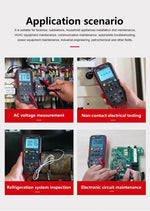 LinkMejor Digital Smart Multimeter UT60S UT60BT 1000V AC DC Voltmeter Ammeter True RMS Capacitor Temperature Tester multimeter