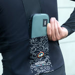 LinkMejor 0.15L Portable Mini Cycling Phone Bag Lightweight Smooth Zipper Coin Purse Wallet Partitioned Storage Pack