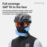 LinkMejor Ear-hook Cycling Face Masks Lightweight High Elastic Breathable Warm Windproof Neck Scarf Sunscreen Mask Face Cover for Outdoor Sports