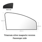 Magnetic Car Sun Shade UV Protection Curtain Window Sunshade Side Summer Protection Window Film Mesh Sun Visor