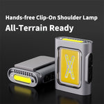 LinkMejor X7 Ultra Bright Hands-Free Mini Headlamp with IR Motion Sensor 7 Lighting Modes Built-in High-Capacity Lithium Battery Waterproof Design Head Light with Magnetic Buckle for Camping Emergencies Work Reading Outdoor Activities