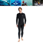 LinkMejor 3mm Warm Neoprene Long Sleeve Wetsuit High Elasticity Wear-resistance Diving Suit Thermal Suit for Surfing Snorkeling Diving Swimming