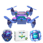 LinkMejor YP18 MINI Wristwatch Dual Remote Gravity WiFi APP Control Barometric Altitude Hold Mode 2.4G RC Toys Kids Gifts Drone Quadcopter RTF
