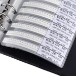 0402 SMD Resistor Sample Book 0R~10M 1% 170valuesx50pcs=8500pcs + Capacitor 80valuesX50pcs=4000pcs 0.5PF~22uF
