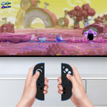 LinkMejor LinkMejor-NS2292 Switch2 Joycon Left and Right Handle+Joystick Caps Anti-slip Shockproof Silicone Protective Cover Precision Cutouts Easy Install Gaming Accessories