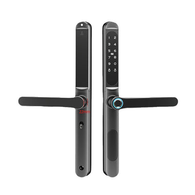 LinkMejor Smart Fingerprint Door Lock 5-in-1 Unlock IP66 Waterproof App Voice Remote Multifunctional Door Lock for Home Security
