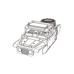 LinkMejor 14209 RC Car Car Shell Spart Parts 1430C