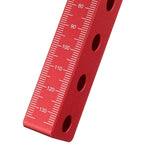 LinkMejor 2 Set Woodworking Precision Clamping Square L-Shaped Auxiliary Fixture Splicing Board Carpenter Square Ruler Woodworking Tool