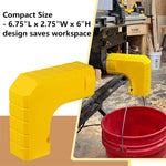 Table Saw Dust Collection Adapter Compatible with DWE7485 High-Performance Polymer Compact Design On Installation Enhanced Dust Control 90 Percent Sawdust Removal Efficient Workshop Tool