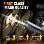 360° Rotatable 6mm Industrial Endoscope 1080P HD Single Lens with 4.5 Inch Screen Display for Automotive Pipe Repair J45