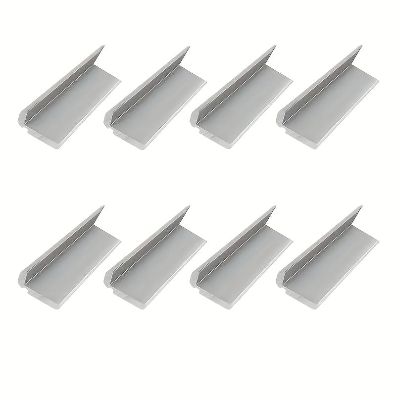T Slot Panel Brackets Compatible 8pcs for 2020 Aluminum Extrusion Frame Quick Connect System for Industrial Shelves DIY Furniture Cabinets Doors