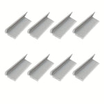 T Slot Panel Brackets Compatible 8pcs for 2020 Aluminum Extrusion Frame Quick Connect System for Industrial Shelves DIY Furniture Cabinets Doors