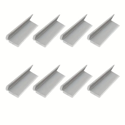 T Slot Panel Brackets Compatible 8pcs for 2020 Aluminum Extrusion Frame Quick Connect System for Industrial Shelves DIY Furniture Cabinets Doors