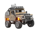 LinkMejor KF90 1/12 2.4G 4WD RC Car Rock Crawler Truck Full Proportional Control Off-Road Climbing Car with Lights RTR