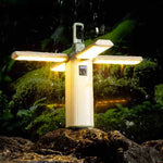 LinkMejor Camping Lantern Compact Waterproof 3 Lighting Modes USB Rechargeable for Fishing Traveling Picnic Outdoor Light