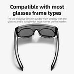 LinkMejor Bike Glasses UV400 Protection Wear Sunglasses Men Women for Driving Fishing Hiking Cycling Multi-functional Eyewear