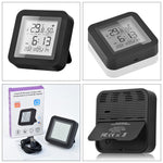 S09 Tuya Smart WiFi Universal IR Remote Temperature Humidity Sensor with Digital Display Screen for Air Conditioner TV AC Works with Alexa Google Home