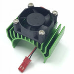 Aluminum Alloy 540/550 Motor Heatsink Radiator with Fan JST Connector for 1/8 1/10 RC Car Parts