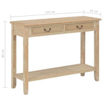 Console Table 43.3"x13.7"x31.4" Wood