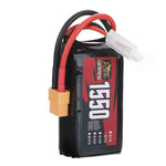 LinkMejor Power 11.1V 1550mAh 150C 3S LiPo Battery XT60 Plug for RC Drone