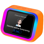 TF26pro Smart AI Speaker Wireless bluetooth Speakers RGB Lights 4.0-inch Screen LED Display 57mm Speaker Hands-free Calling Voice Assistant 2000mAh Battery Customized Photo Albums Smart Alarm Clock Home AI Speakers