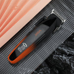 LinkMejor V-889 Professional Hair Clipper with LED Display 9000 RPM Ceramic & Stainless Steel Blades 5-Level Cutting Guide USB Charging for Home Barber Use