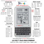 LinkMejor® T-Deck Max ESP32 S3 LoRa SX1262 4G Development Board LTE A7682E WiFi Bluetooth Wireless Module 3.1 Inch E-Paper Screen Dev Board IoT Module
