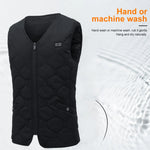 LinkMejor HV-20 Uniex Smart Electric Heated Vest, 20 Heating Areas, Washable, USB & DC Rechargeable,  Winter Soft Thermal Outdoor Inner Warm Jacket