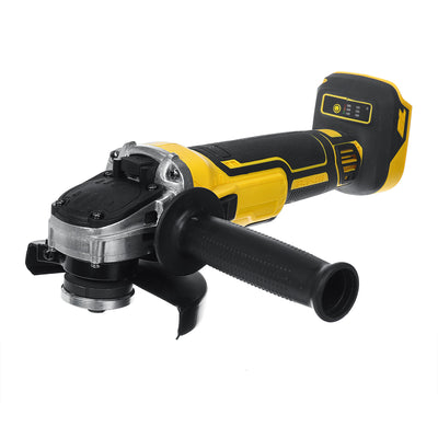 Drillpro 388VF 100mm/125mm Brushless Angle Grinder Wireless Rechargeable Wood Metal Cutting Polishing Tool W/ 1/2 Battery
