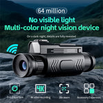 IPRee D12 4K Colorful Infrared Night Vision Device 64 Million Day And Night Macro Reconnaissance Sight Monocular Handheld Camera