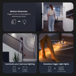 LinkMejor SNZB-03P Zigbee3.0 Motion Sensor 5-Seconds Faster Detection Smart Home Security Human Body Detection Smart Scene via eWeLink Work with Alexa Google Home
