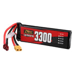LinkMejor 2S 7.4V 3300mAh 120C 17.09Wh LiPo Battery XT60 Plug for RC Car