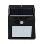 Elfeland Solar Power 20 LED PIR Motion Sensor Wall Light Waterproof Outdoor Path Yard Garden Security Lamp