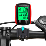 LinkMejor Bicycle Computer LCD Digital Wired Cycling Computer Speedometer Bike Speed Odometer With Backlight bike Accessories