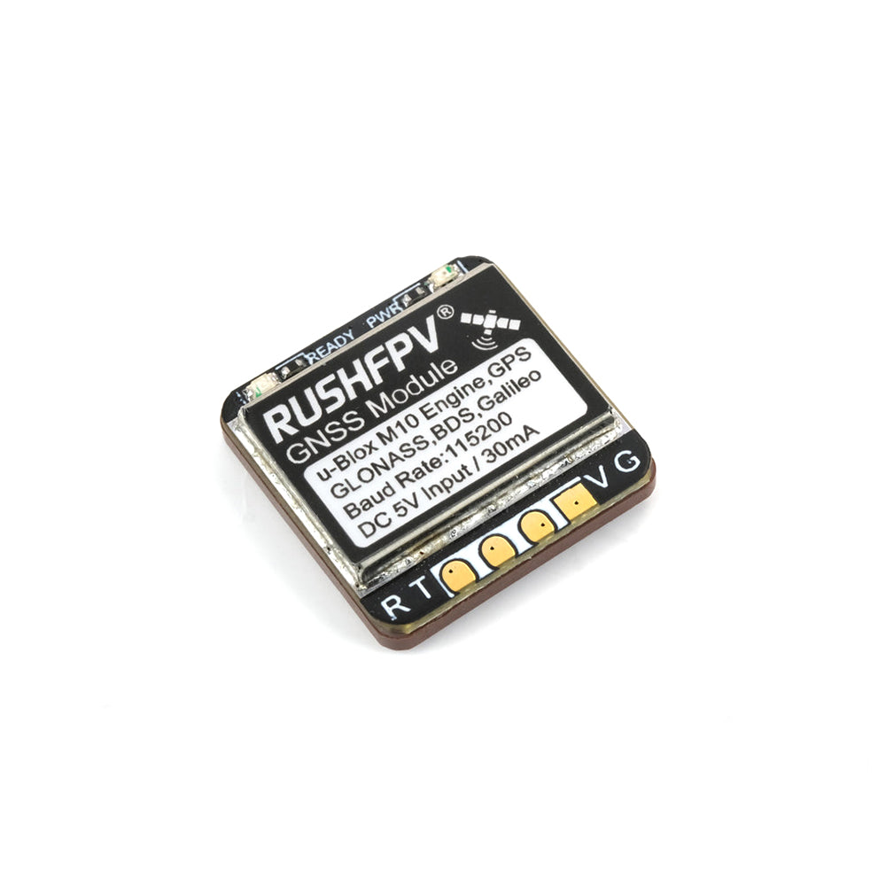 LinkMejor GNSS Mini M10 GPS Module 10HZ  Rate Built-in Ceramic Antenna for RC Airplane FPV Freestyle Drones DIY Parts