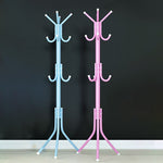 Coat Stand Garment Rack Shelf Metal Jacket Umbrella Hanger Standing 12 Hook