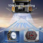 P70 Semiconductor Cooler 10W 2000mAh Magnetic Phone Radiator AI Temp Control Gaming Cooler for iPhone Android Universal