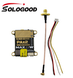 5.8Ghz SoloGood Max 2.5W 40CH OSD VTX 0/25/400/800/1500/2500mW Adjustable MMCX FPV Transmitter For DIY RC Long Range RC Drone
