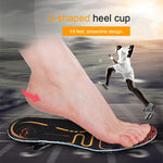 LinkMejor Winter USB Rechargeable Heated Insoles 3 Levels Feet Warm Shoe Pad Thermal Electric Foot Warmer Heating Feet Outdoor Sports