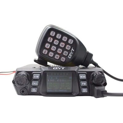 LinkMejor KT-780 Plus Mobile Radio 100W High Power 136-174MHz VHF 400-480MHz UHF Car Ham Walkie Talkie Transceiver with LCD Display