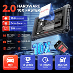 Autel Maxisys MS906 Pro-TS Diagnostic Tool 10 Android 8-Inch Screen 16MP Camera CAN FD DoIP TPMS Solution 3000+ Active Tests 36+ Reset Functions