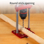 LinkMejor Drill Bracket Stand Drill Guide 35mm 26mm Concealed Hinge Hole Punch Locator Cabinet Hardware Jig For DIY Woodworking Projects