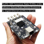 Pluto+ 70MHz~6GHZ AD9363 SDR Radio Receiver Dual Channels TX RX High-Speed Onboard Gigabit Ethernet Development Board Kit