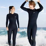 LinkMejor 3mm Warm Neoprene Long Sleeve Wetsuit High Elasticity Wear-resistance Diving Suit Thermal Suit for Surfing Snorkeling Diving Swimming