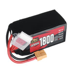 LinkMejor Power 22.2V 1800mAh 120C 6S LiPo Battery XT60 Plug for RC Drone