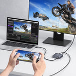 LinkMejor THB03 4K HD-Compatible Video Capture Card Loop Out for Game Recording Live Streaming 1080P Grabber MS2131 Chip for PS4/5 Switch