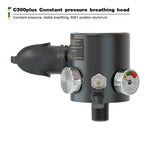 [US Direct] CHIKADIV C300 0.5L Mini Scuba Tank Set Black Refillable Air Tank Oxygen Cylinder Underwater Diving Gear Portable Snorkeling Equipment